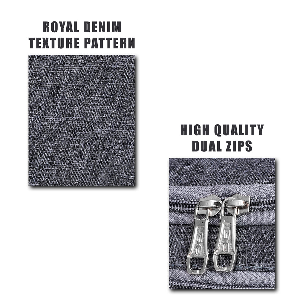 Travel Bag -Toiletry Organizer, Cosmetics Pouch for Men & Women - Premium Grey