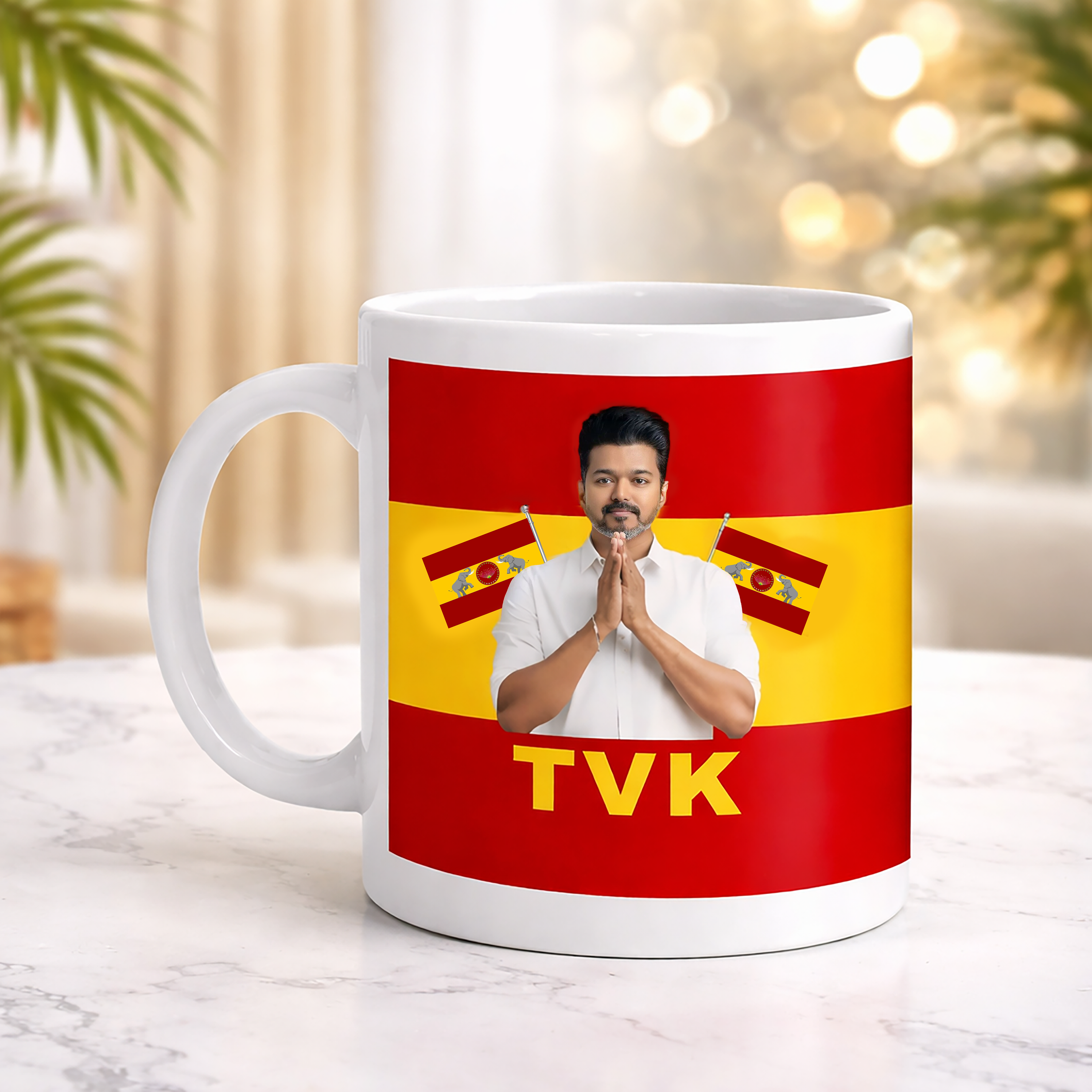TVK Vijay Printed Coffee Mug